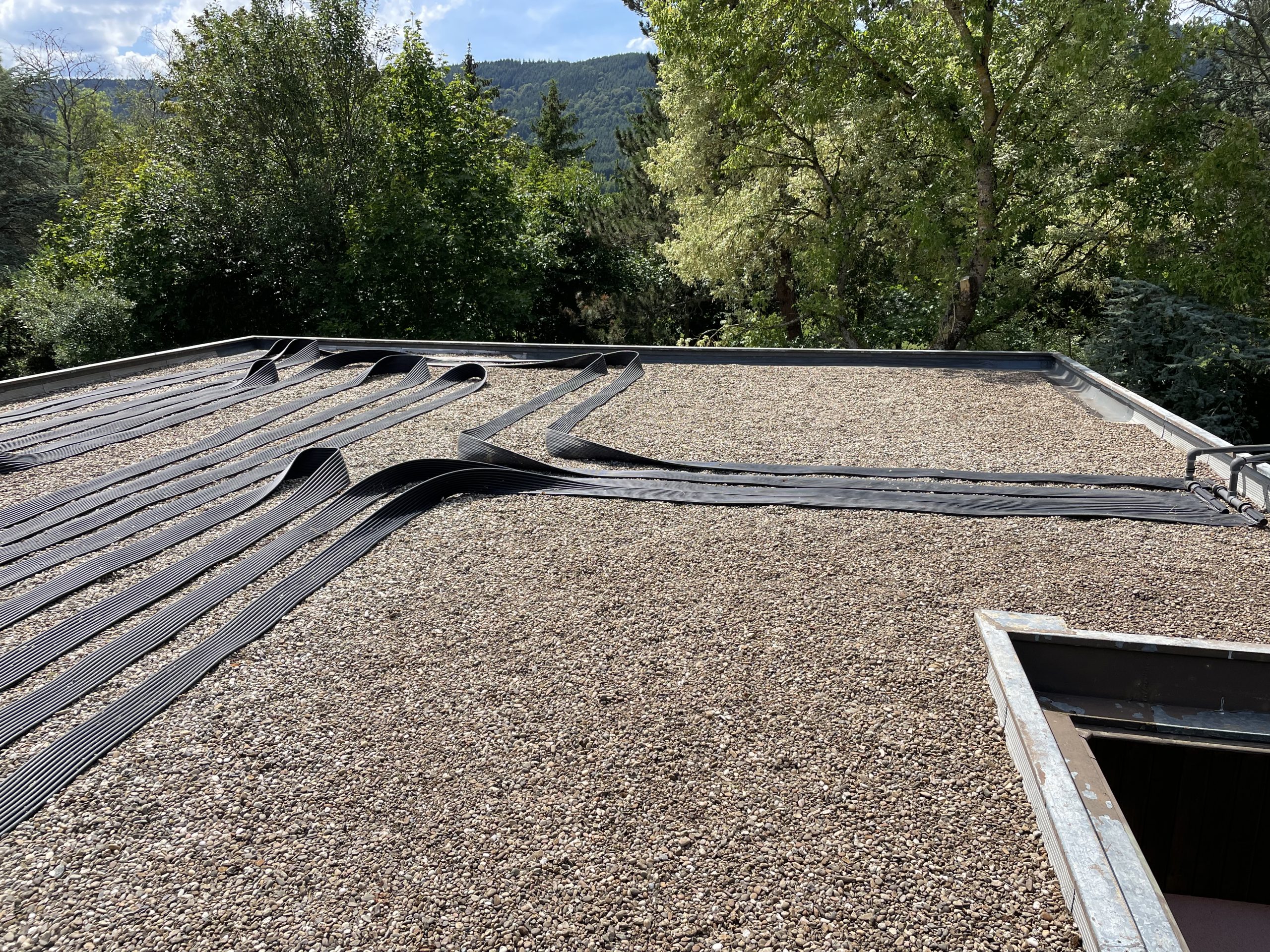 Après entretien de la toiture