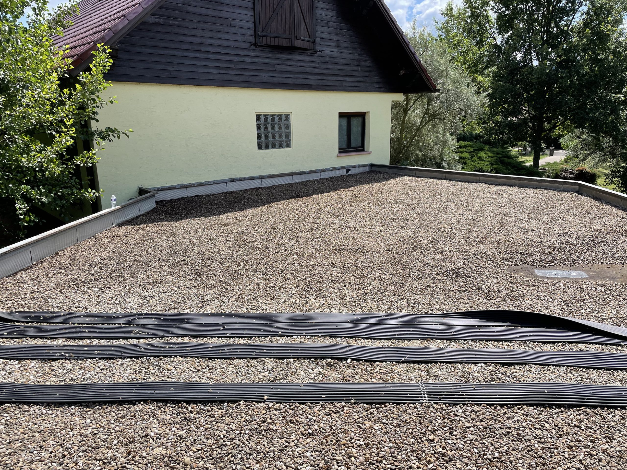 Après entretien de la toiture